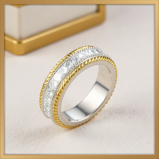 Custom Order for Moissanite diamond, 10k white Gold
