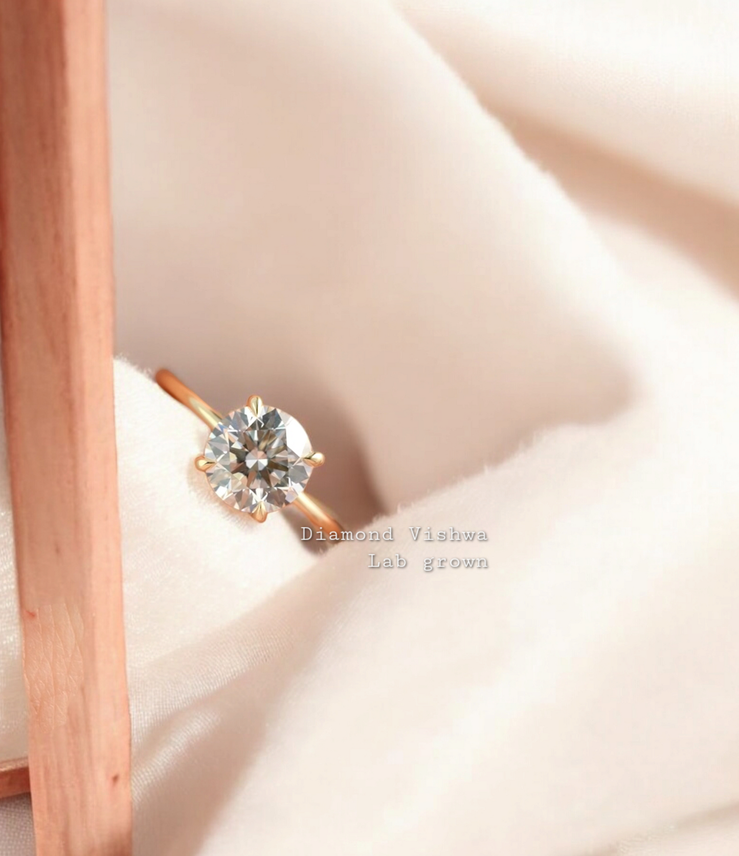 2CT Round Cut Lab Grown Diamond Solitaire Engagement Ring Wedding Ring Anniversary Ring Gift for Her IGI Certified