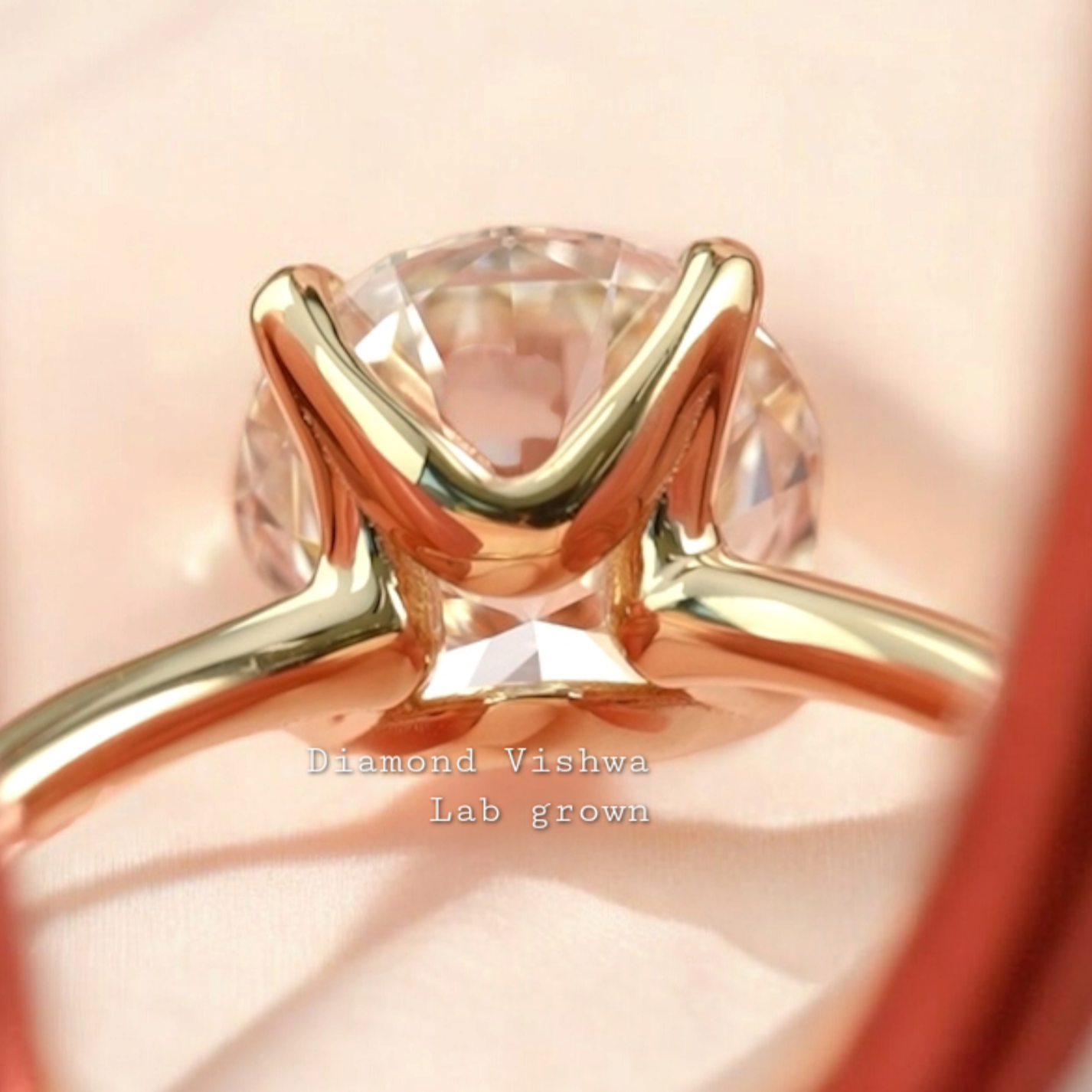 2CT Round Cut Lab Grown Diamond Solitaire Engagement Ring Wedding Ring Anniversary Ring Gift for Her IGI Certified