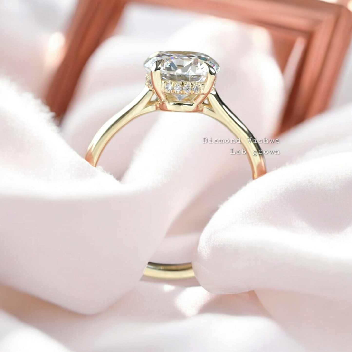 2CT Round Cut Lab Grown Diamond Solitaire Engagement Ring Wedding Ring Anniversary Gifts Promise ring for her