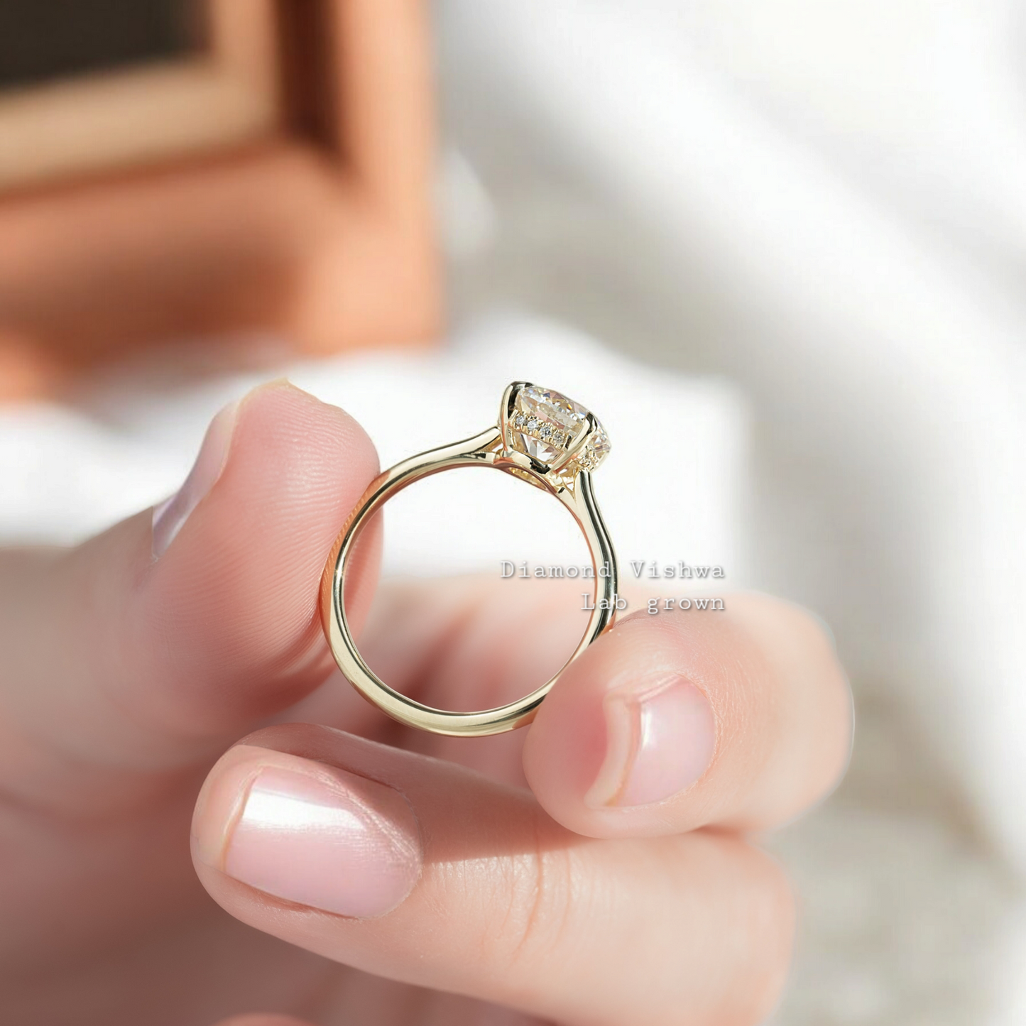 2CT Round Cut Lab Grown Diamond Solitaire Engagement Ring Wedding Ring Anniversary Gifts Promise ring for her