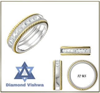 Custom Order for Moissanite diamond, 10k white Gold - 10k Gold