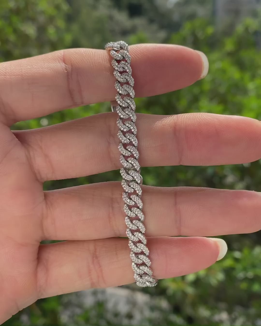 dd91fc595cae4dd791fe8d751d84e1db.thumbnail.0000000000 Iced Out Cuban Link Bracelet with Moissanite Diamonds - Unisex Luxury Accessory, Perfect Gift for Men or Women - Image 1