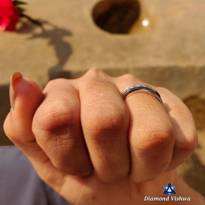 2 CT Straight Baguette Lab Grown Diamond Channel Set Wedding Band, Half Eternity band - Image 3