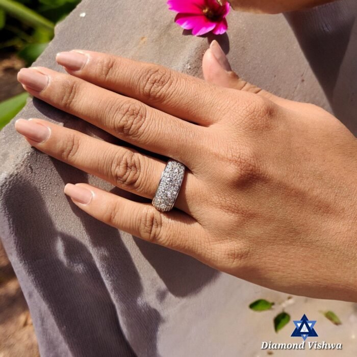 1.80 CT Round Lab Diamond Vintage Multi-Stone Wedding Band | Handmade Anniversary Ring - Image 8