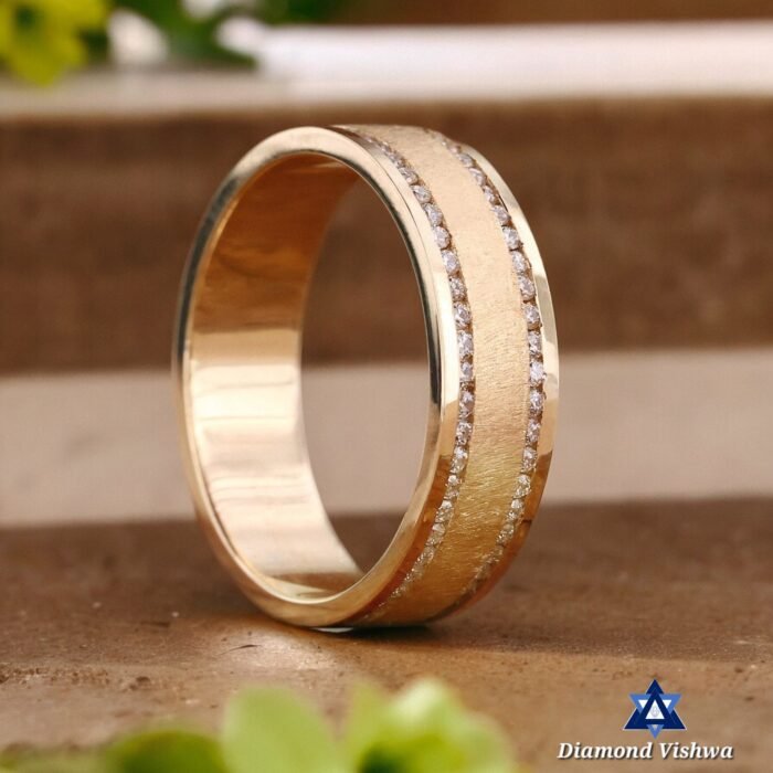 Lab Grown Diamond Men’s Wedding Band | 14K Gold | 0.68 TW - Image 2