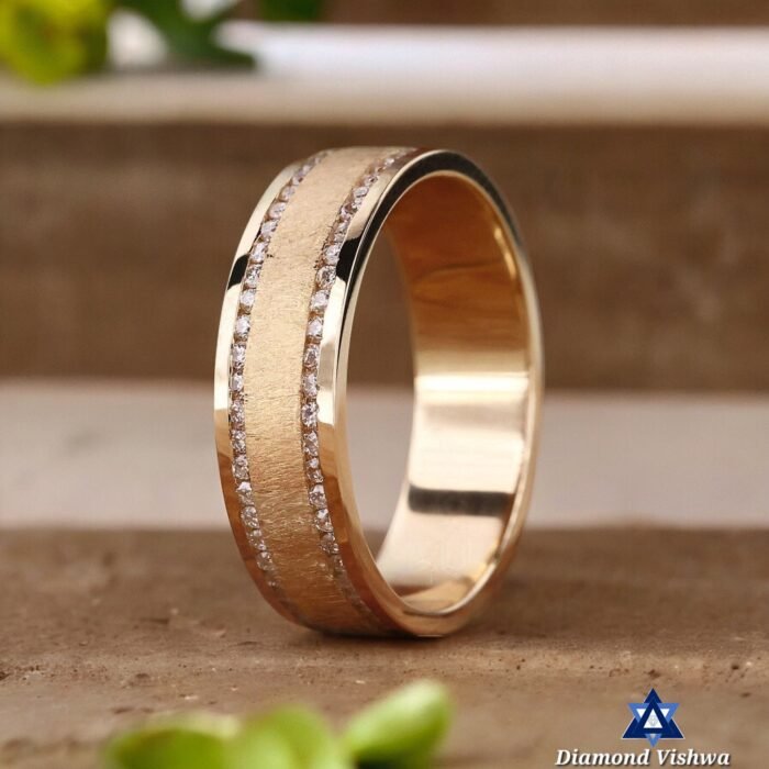 Lab Grown Diamond Men’s Wedding Band | 14K Gold | 0.68 TW - Image 4