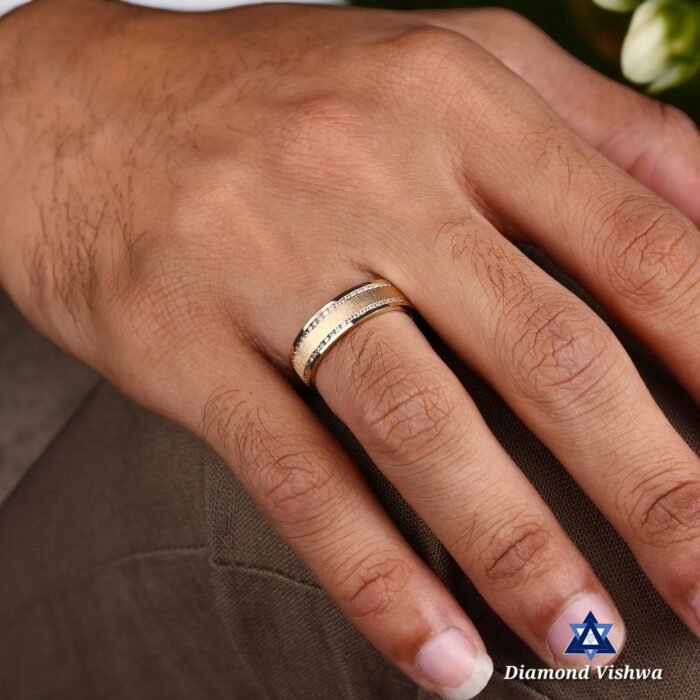 Lab Grown Diamond Men’s Wedding Band | 14K Gold | 0.68 TW - Image 8