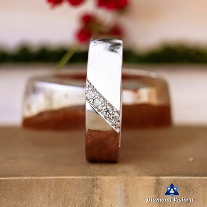 Men’s 0.68 TW Lab Grown Diamond Wedding Band - Image 2