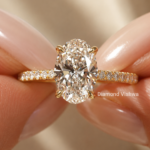 2 CT Oval Lab-Grown Diamond Hidden Halo Pavé Engagement Ring