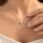 2 Ct Heart Lab Grown Diamond Necklace – Solitaire Pendant